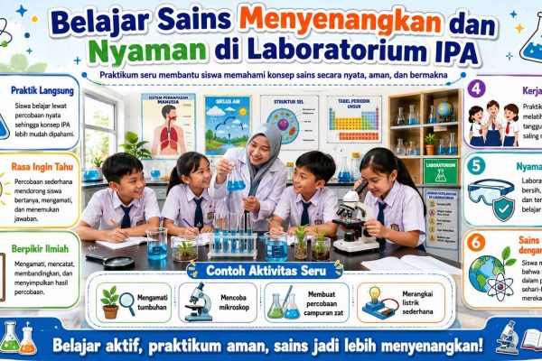 Belajar Sains Menyenangkan dan Nyaman di Laboratorium IPA