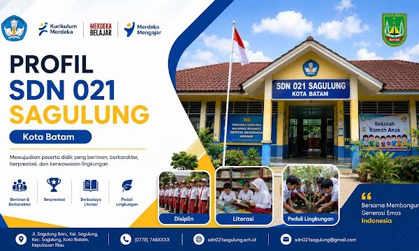 Profil SDN 021 Sagulung, Kota Batam